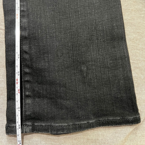 Madewell Tall Kick Out Crop Jeans Black Rinse Wash - Picture 7 of 16